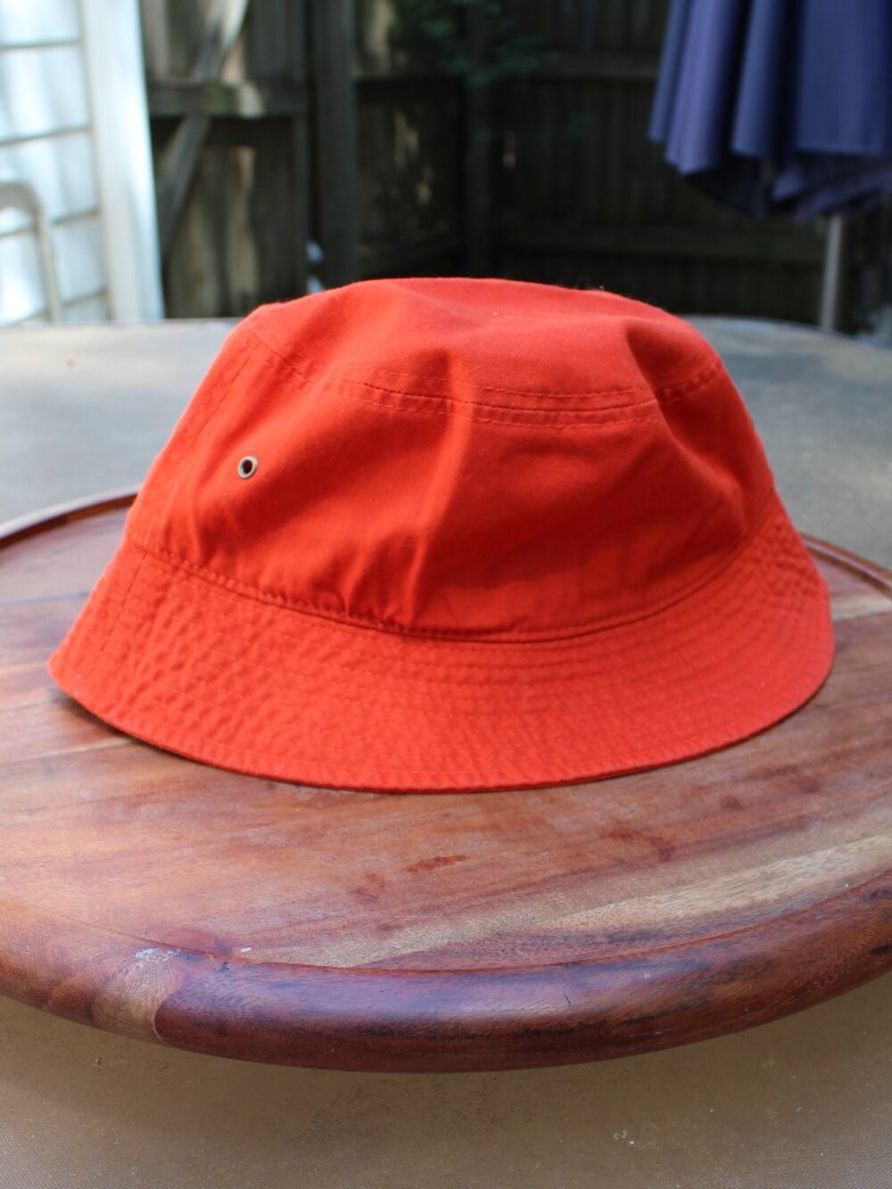 🧡 Gelante Bright Orange Cotton Bucket Hat - L/XL